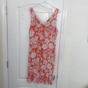 Orange Floral Tommy Bahama Dress size L
